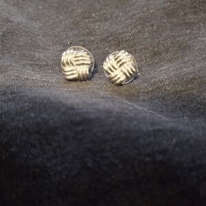 Carla (SS) Signed Square Stud Earrings